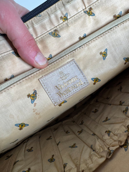 Vintage Vivienne Westwood Leather Handbag Black