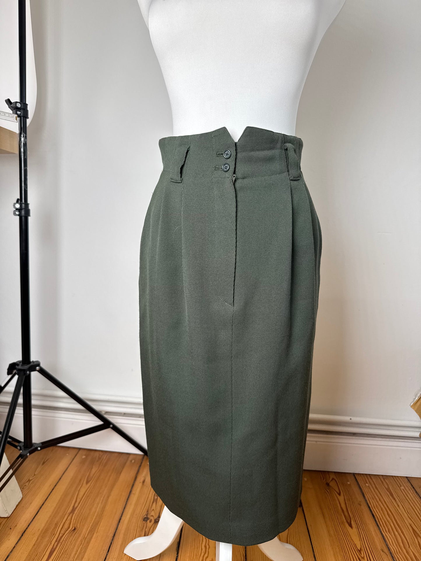Vintage Dior Wool skirt Green M