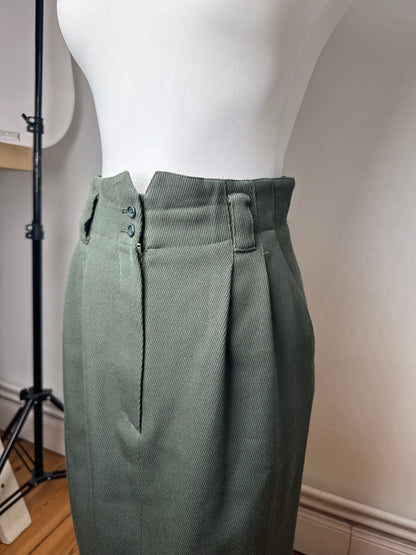 Vintage Dior Wool skirt Green M