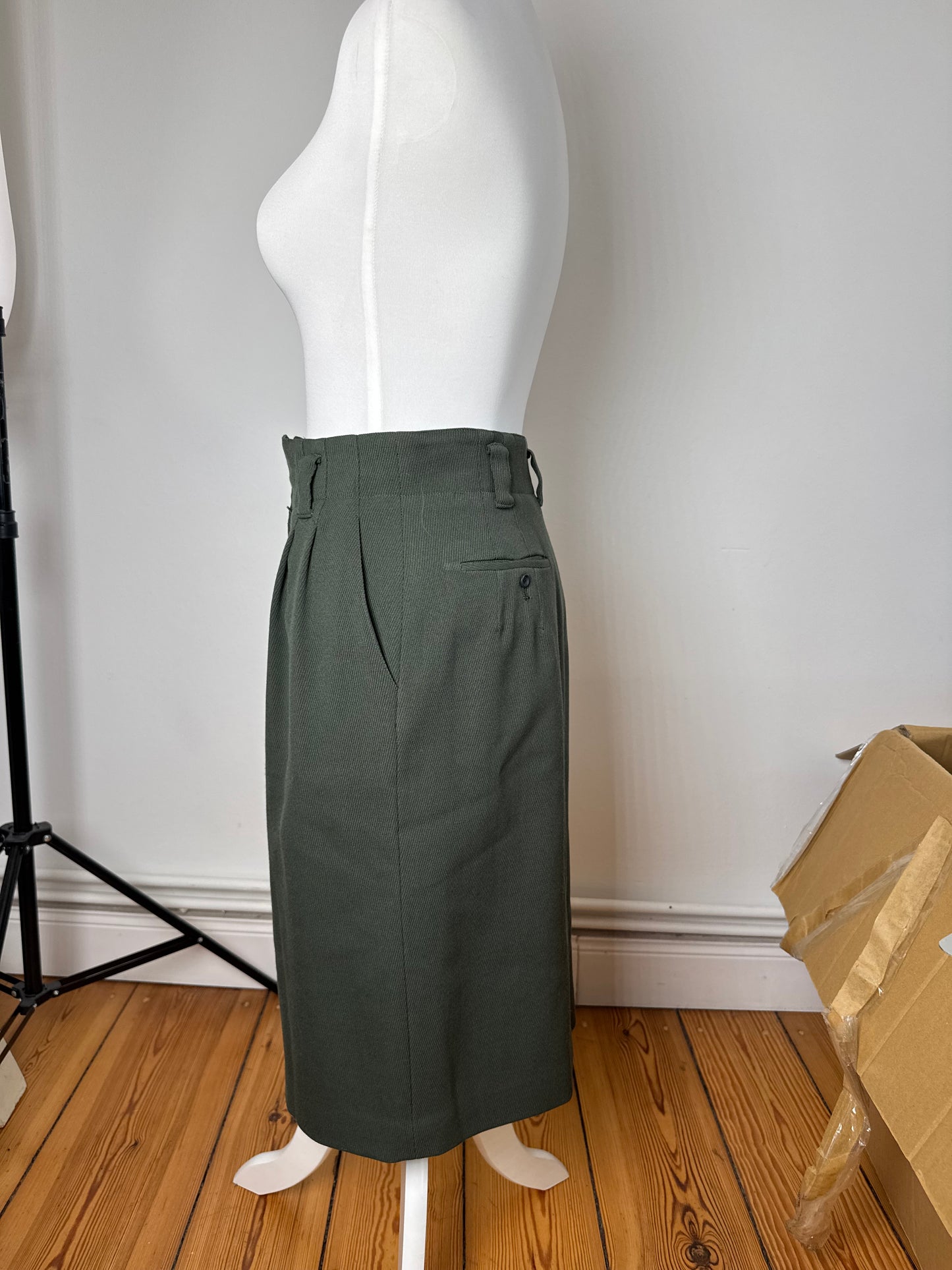 Vintage Dior Wool skirt Green M