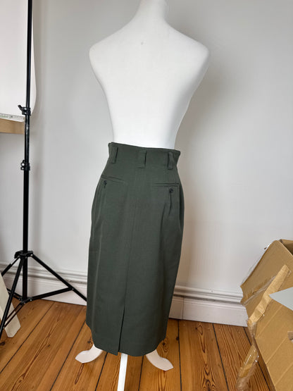 Vintage Dior Wool skirt Green M