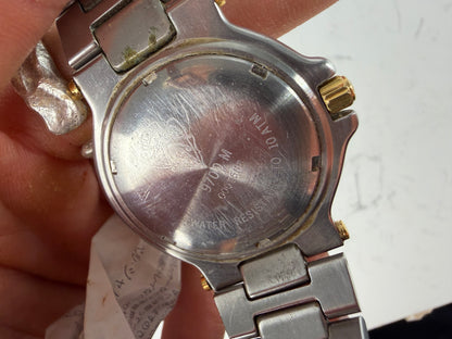 Vintage Gucci Stainless Steel Bracelet Watch Gold Silver