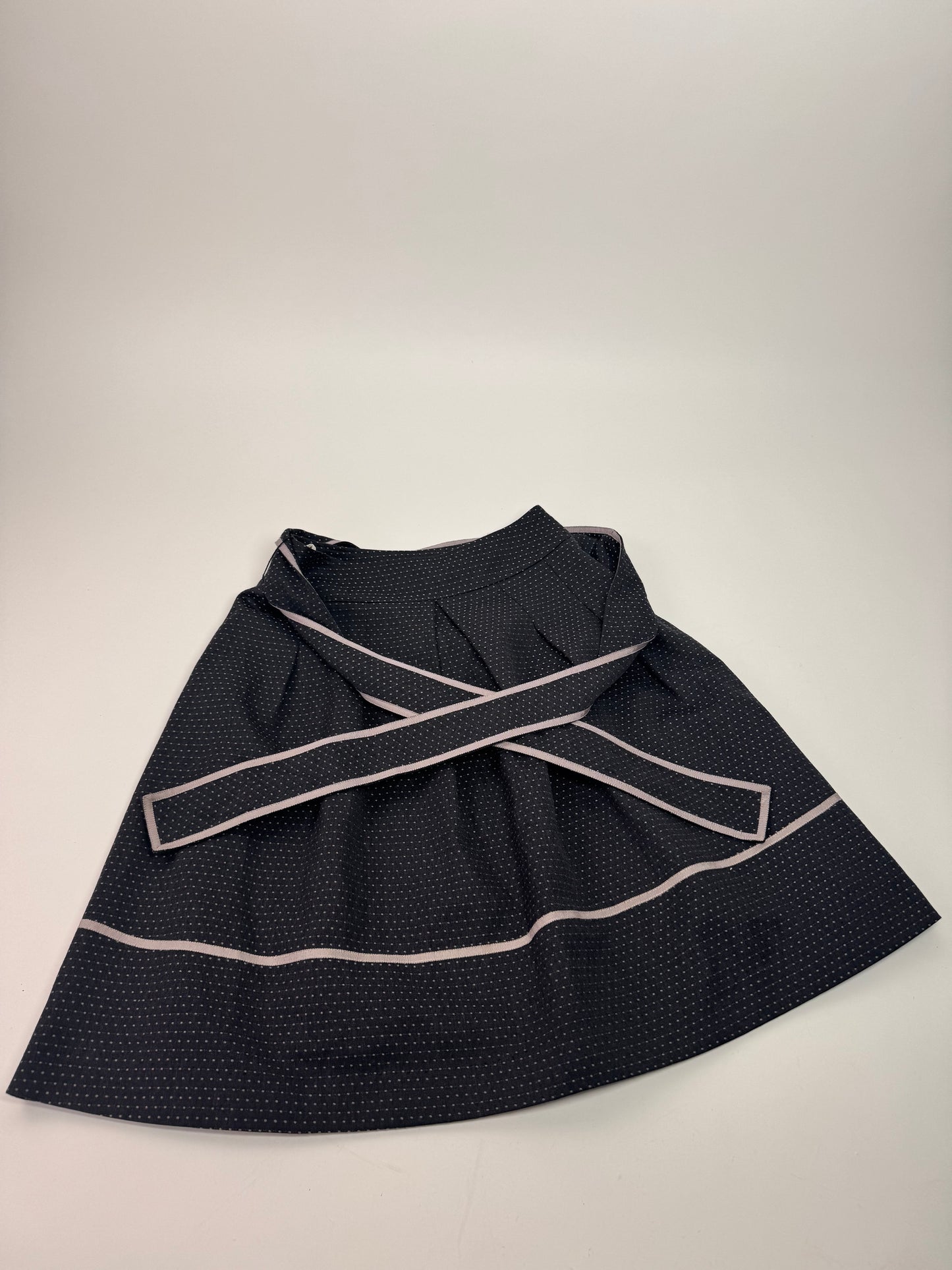 Vintage Courreges Skirt Black White 36/S