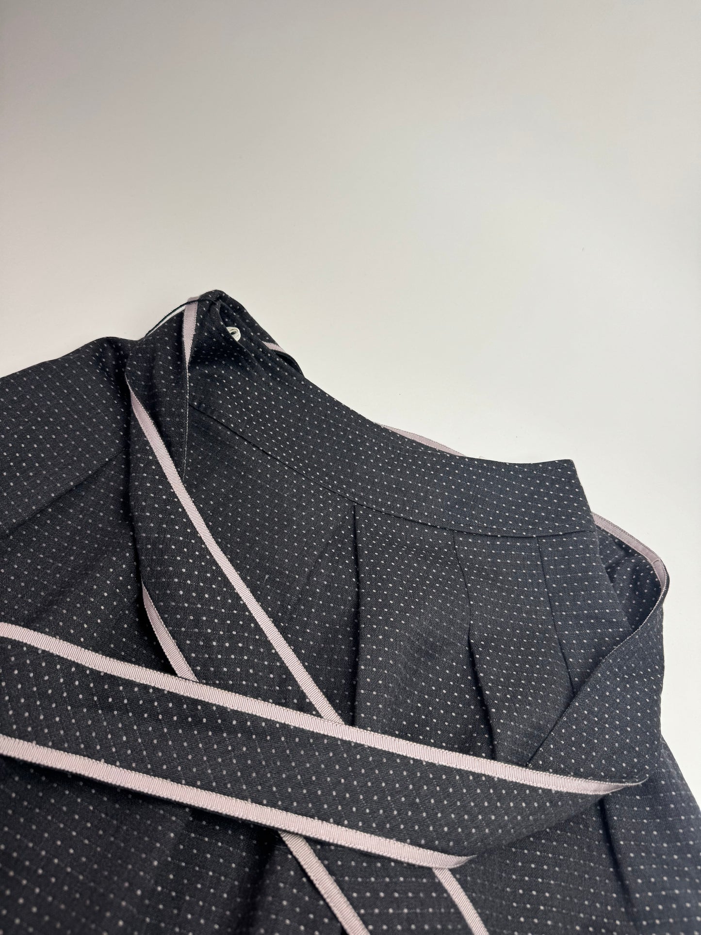 Vintage Courreges Skirt Black White 36/S