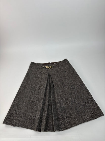 Vintage Celine Paris Wool Skirt 40