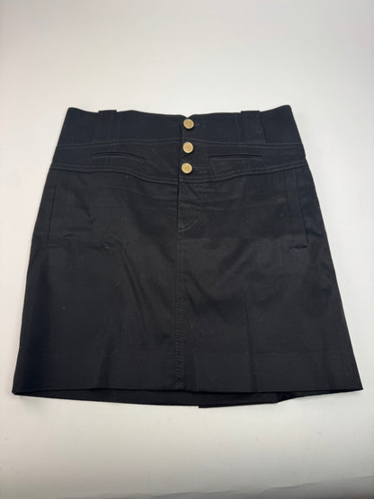 Vintage Gucci Denim Skirt Black Skirt 40/L