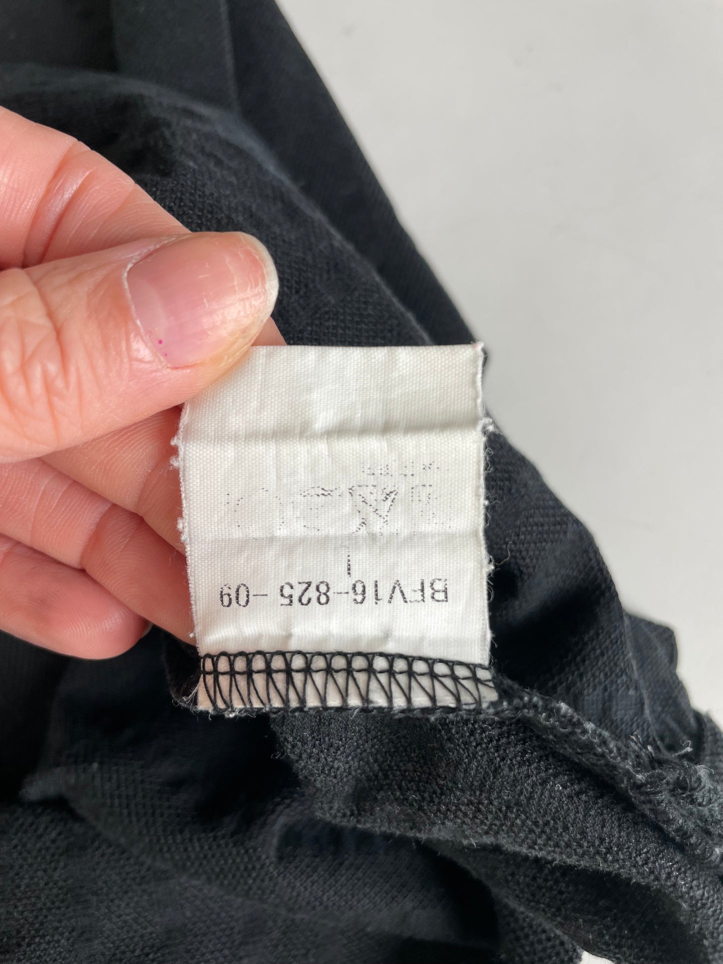 Vintage Burberry Men's Cotton Polo Shirt Black L