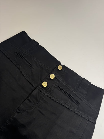 Vintage Gucci Denim Skirt Black Skirt 40/L