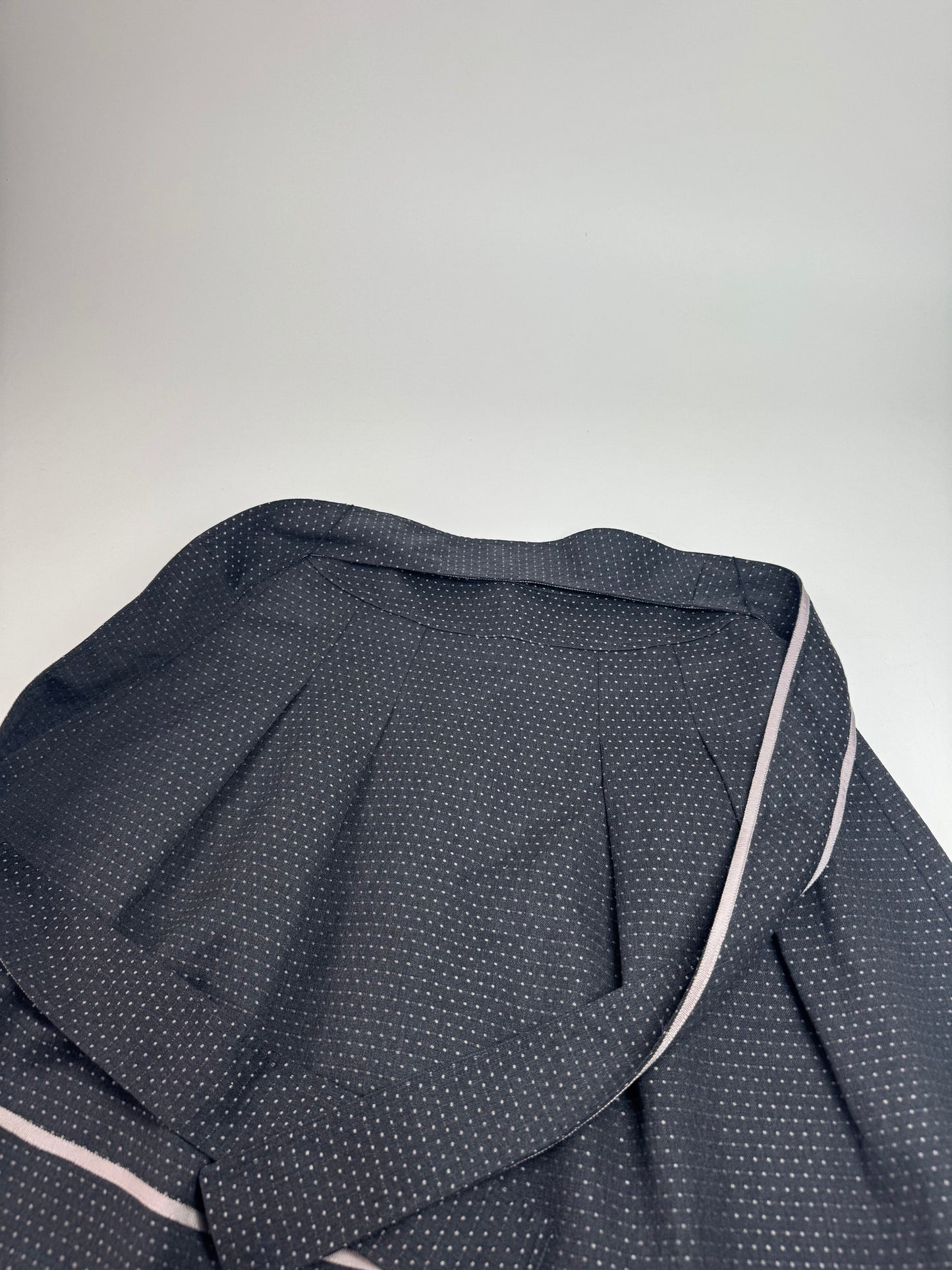 Vintage Courreges Skirt Black White 36/S