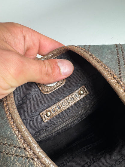 Sac en cuir vintage Céline marron bronze