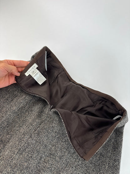 Vintage Celine Paris Wool Skirt 40