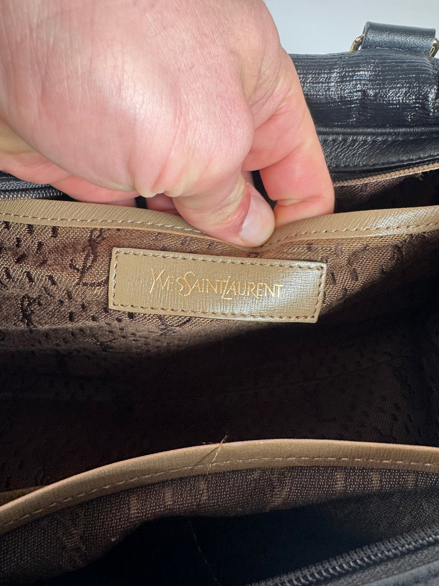 Vintage Yves Saint Laurent Handbag Black