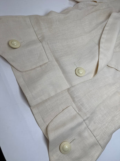 Vintage Yves Saint Laurent Linen Short coat M