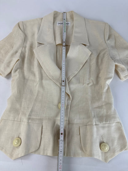 Vintage Yves Saint Laurent Linen Short coat M