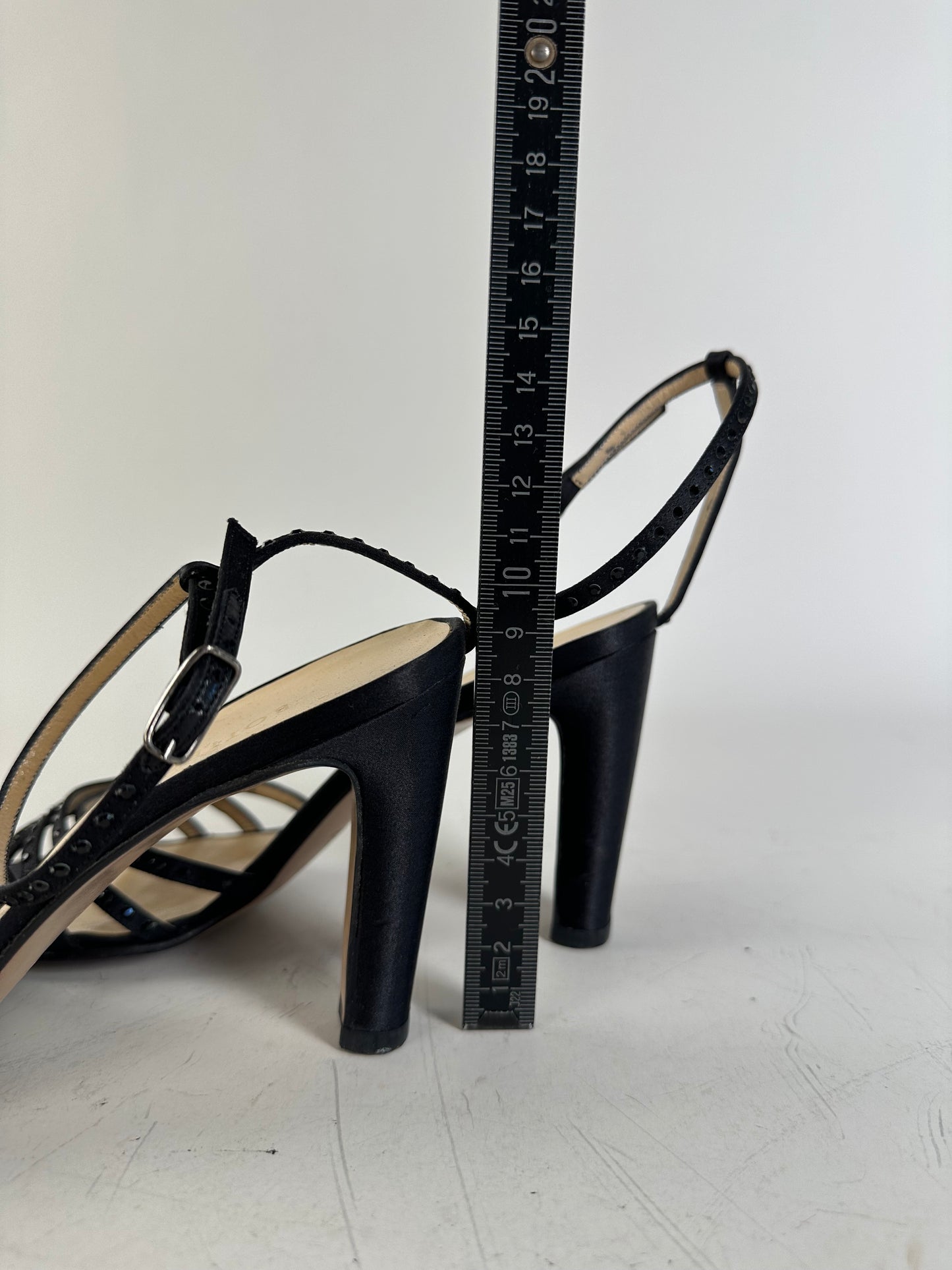 Vintage Bottega Veneta Suede Leather High Heels Black