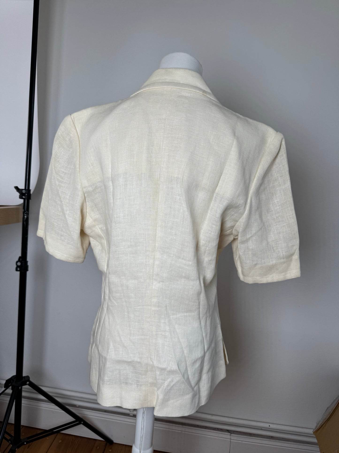 Vintage Yves Saint Laurent Linen Short coat M