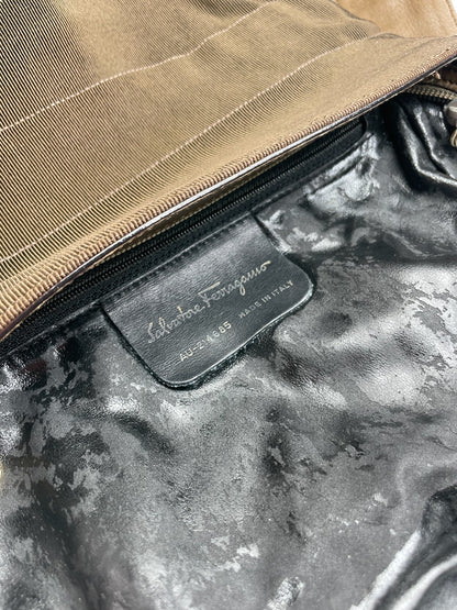 Vintage Salvatore Ferragamo Shoulder Bag Brown