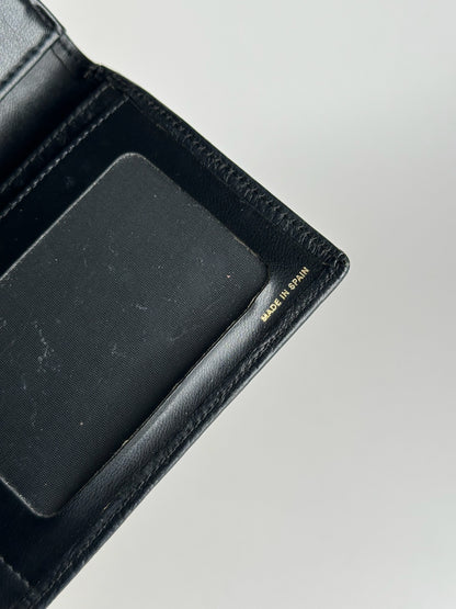 Vintage Givenchy Ostrich leather wallet black