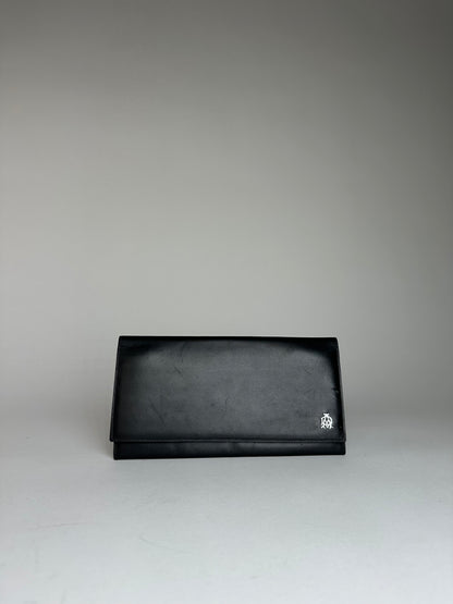 Vintage Alfred Dunhill Leather ID Holder Black