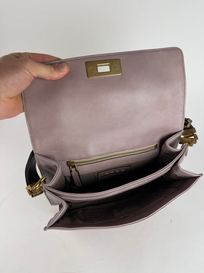 Vintage Marni Leather Bag purple