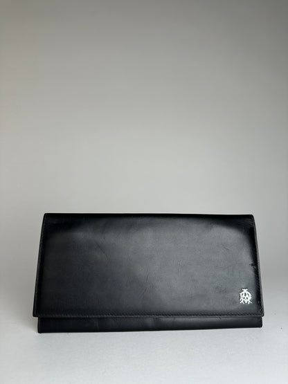 Vintage Alfred Dunhill Leather ID Holder Black