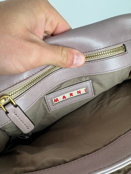 Vintage Marni Leather Bag purple