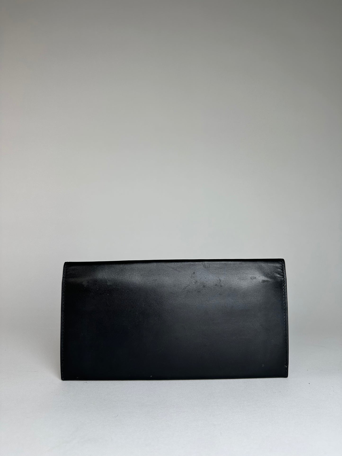 Vintage Alfred Dunhill Leather ID Holder Black