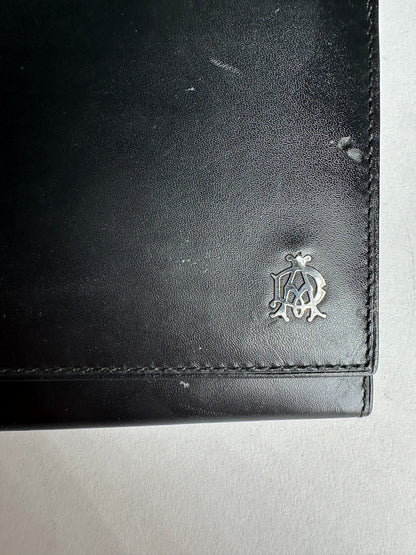 Vintage Alfred Dunhill Leather ID Holder Black