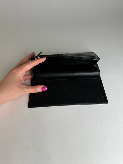 Vintage Alfred Dunhill Leather ID Holder Black