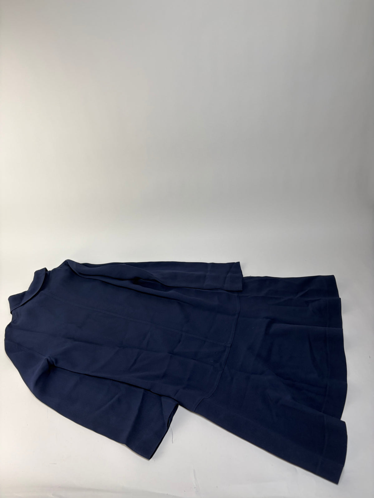 Vintage Miu Miu Shirt Dress Navy Black Collar XL