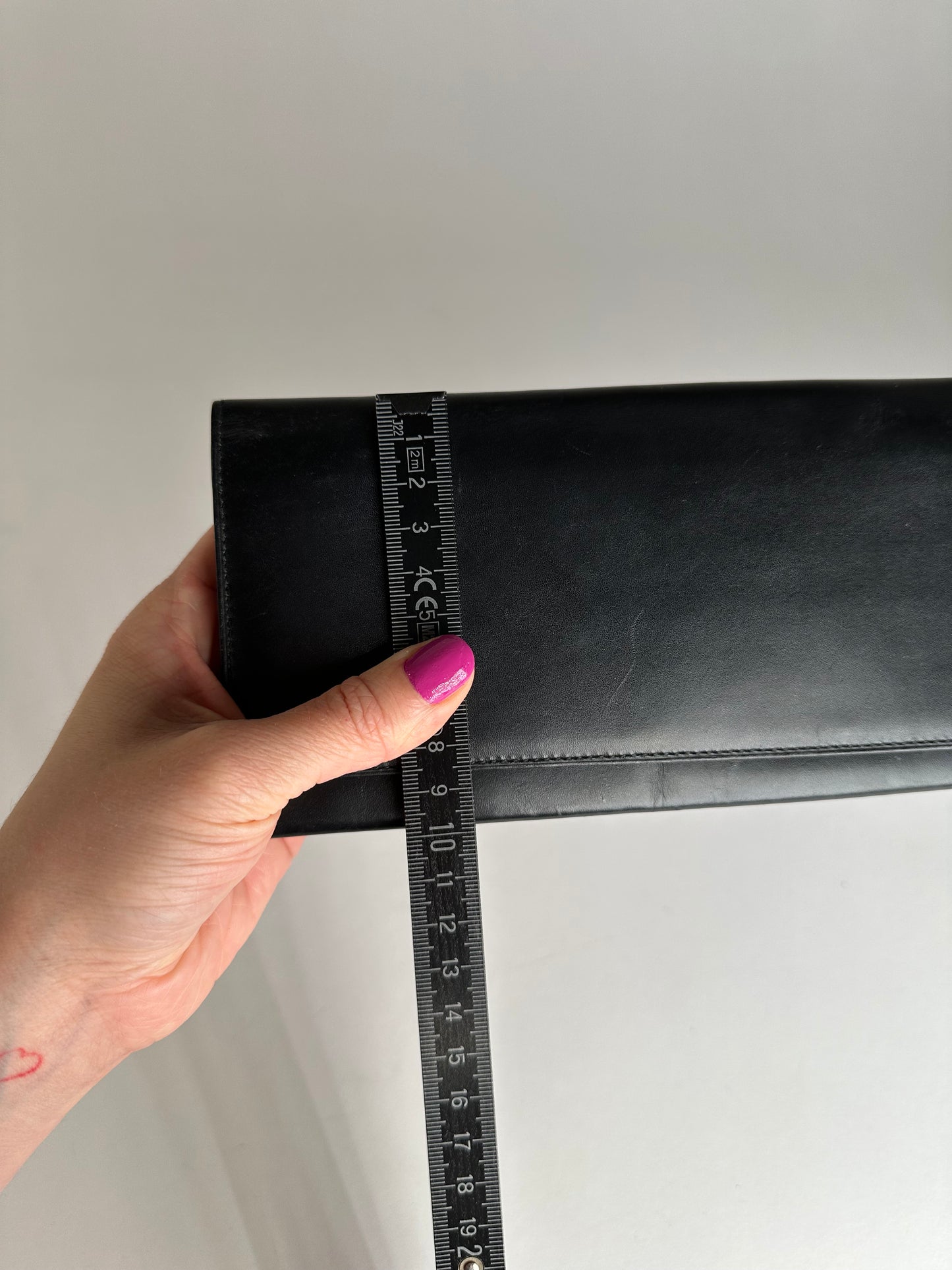 Vintage Alfred Dunhill Leather ID Holder Black