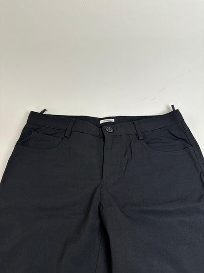 Vintage Miu Miu Cotton-Blend Pants Black M