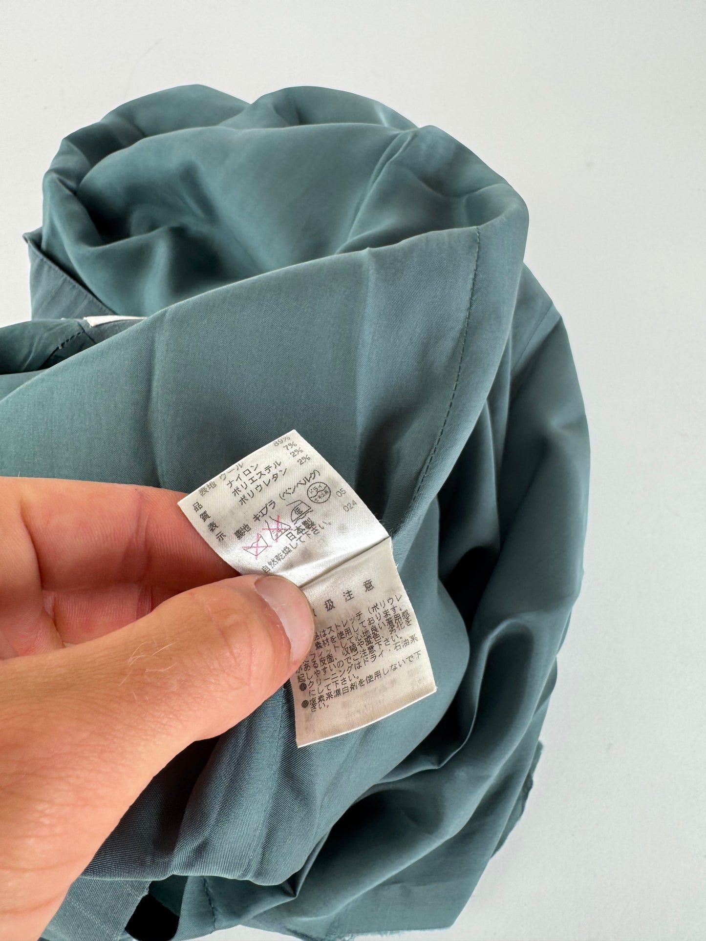 Vintage Givenchy Skirt CL turquoise