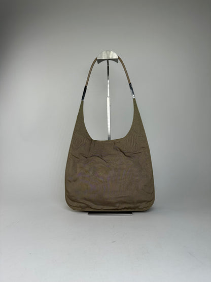 Gucci Olive Green Fabric Hobo Bag Accessory