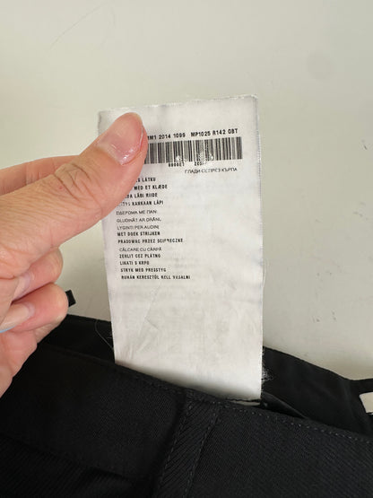 Vintage Miu Miu Cotton-Blend Pants Black M