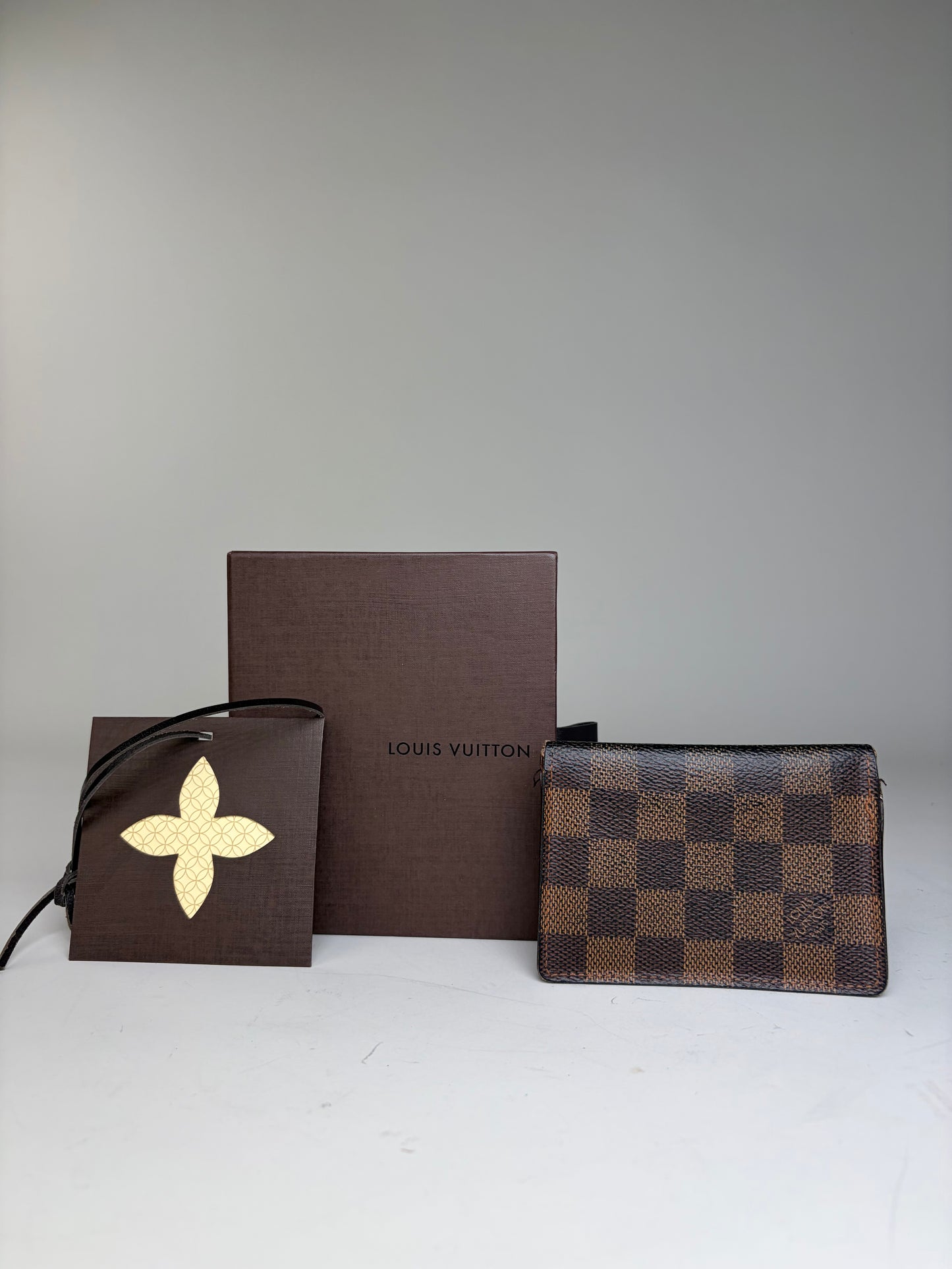 Vintage Louis Vuitton Damier Canvas Coin Purse Brown