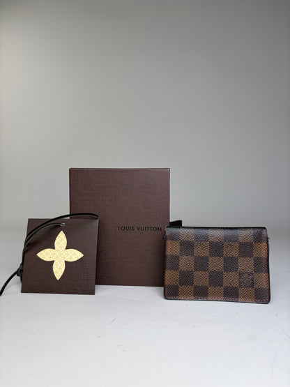 Vintage Louis Vuitton Damier Canvas Coin Purse Brown