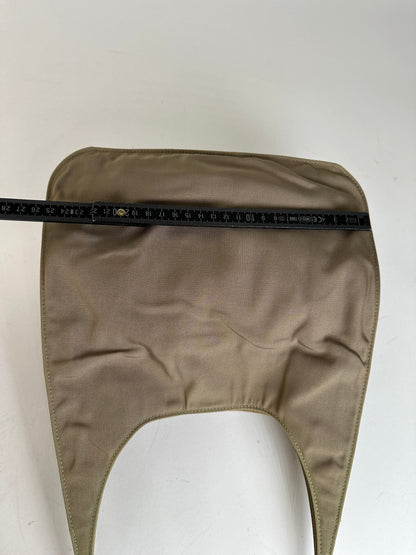 Gucci Olive Green Fabric Hobo Bag Accessory