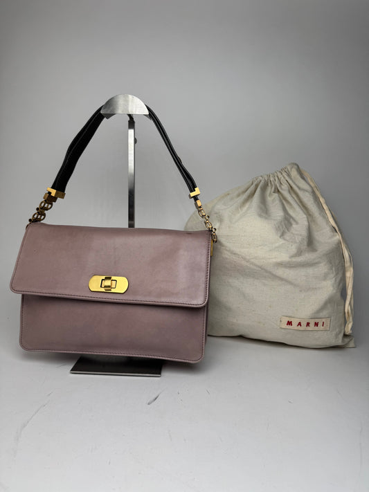 Vintage Marni Leather Bag purple