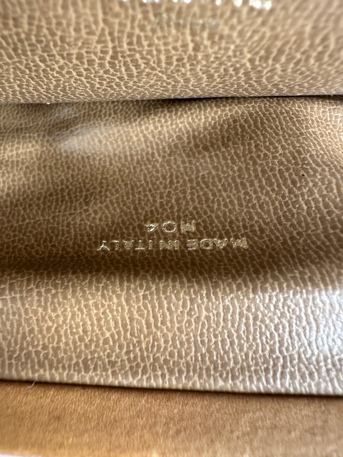 Vintage Celine Macadam Canvas Coin Purse Late 1970s Beige Tan