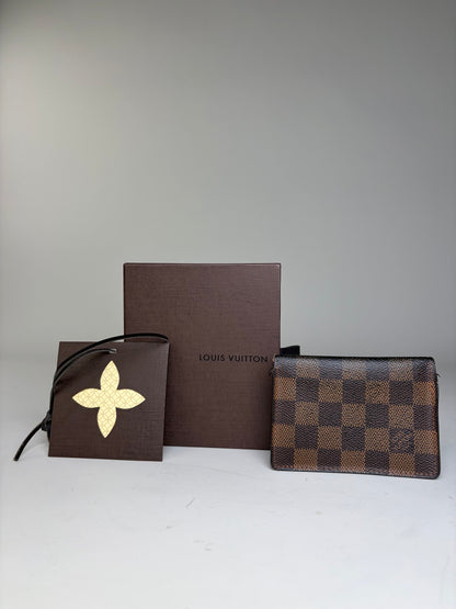 Vintage Louis Vuitton Damier Canvas Coin Purse Brown