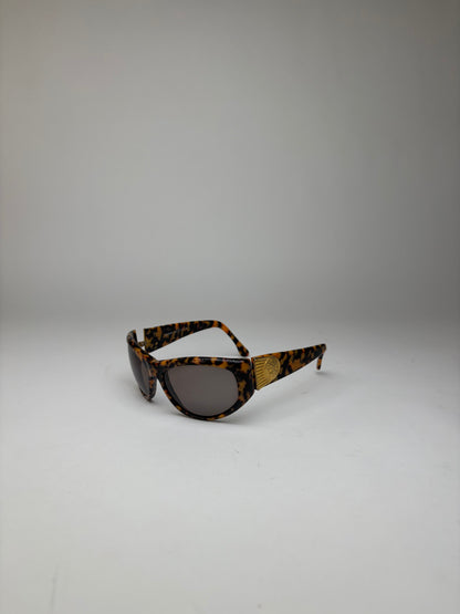 Vintage Fendi Cat-Eye Sunglasses Tortoiseshell Gold c. Early 1990s
