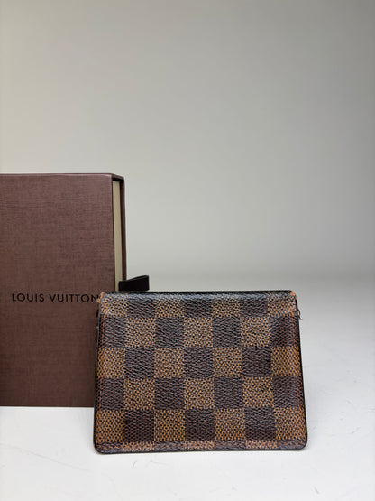Vintage Louis Vuitton Damier Canvas Coin Purse Brown