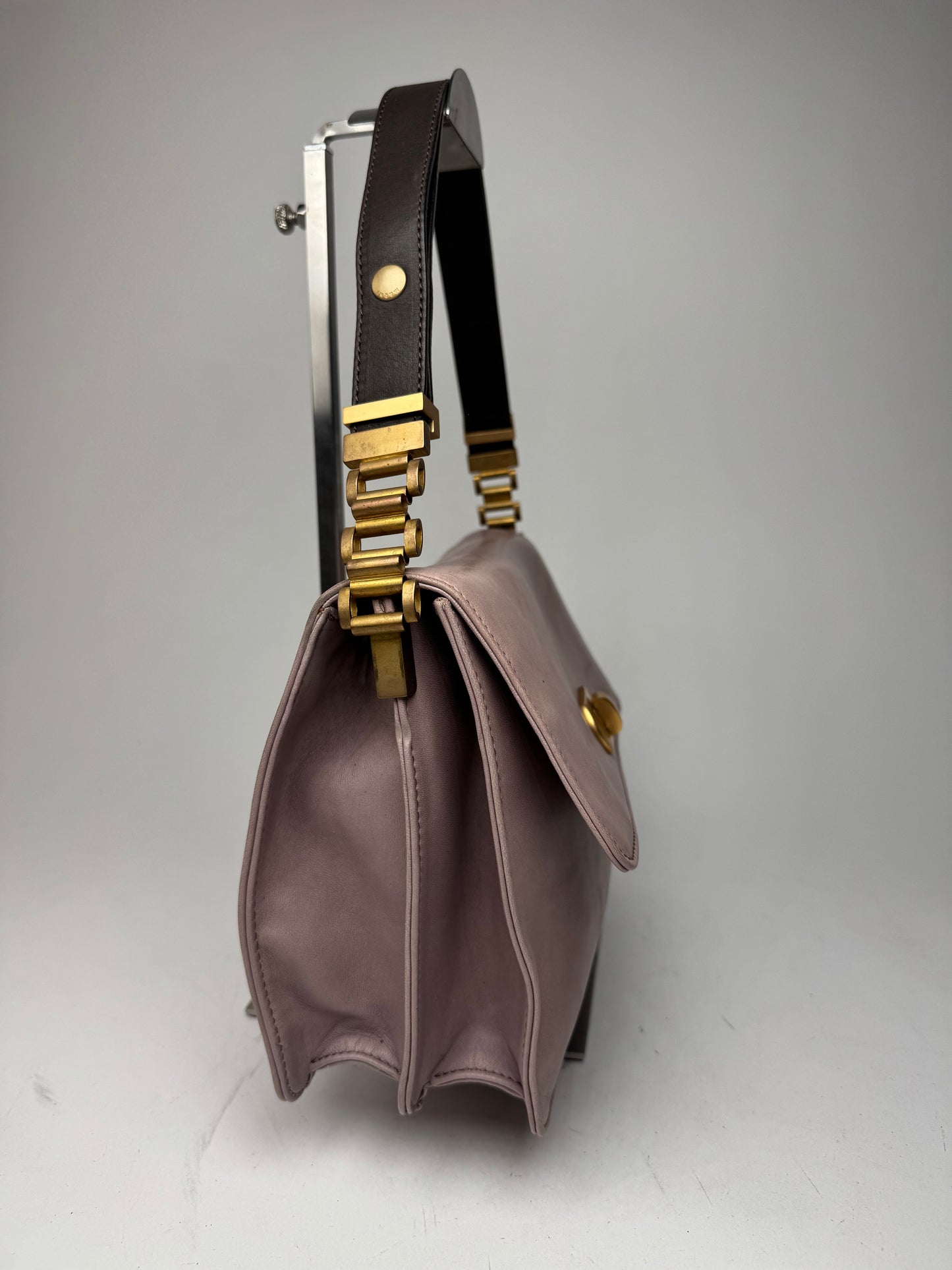 Vintage Marni Leather Bag purple