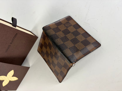 Vintage Louis Vuitton Damier Canvas Coin Purse Brown