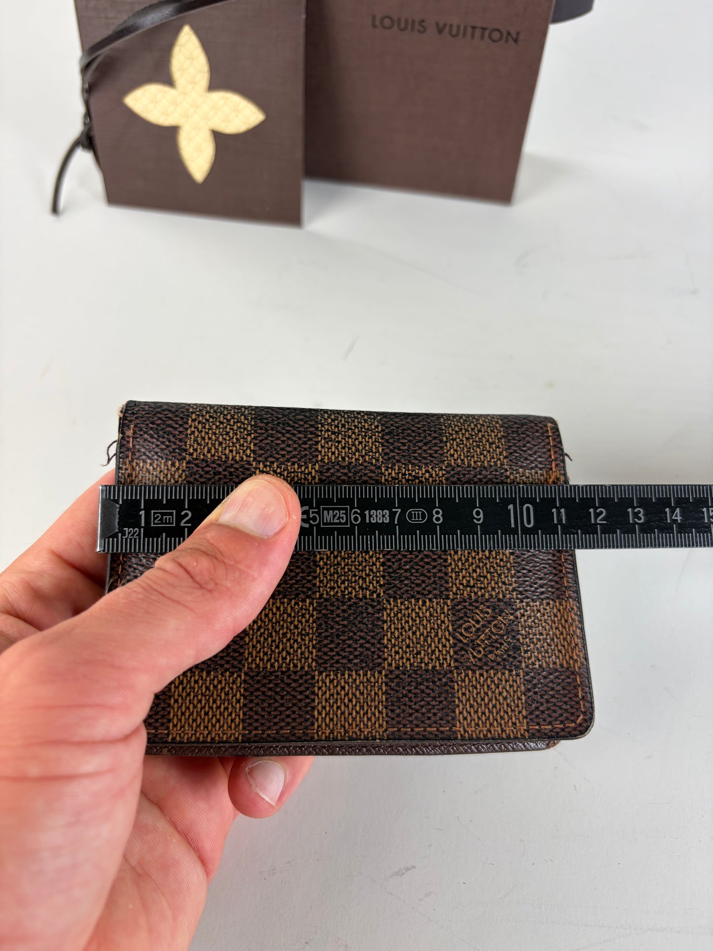 Vintage Louis Vuitton Damier Canvas Coin Purse Brown