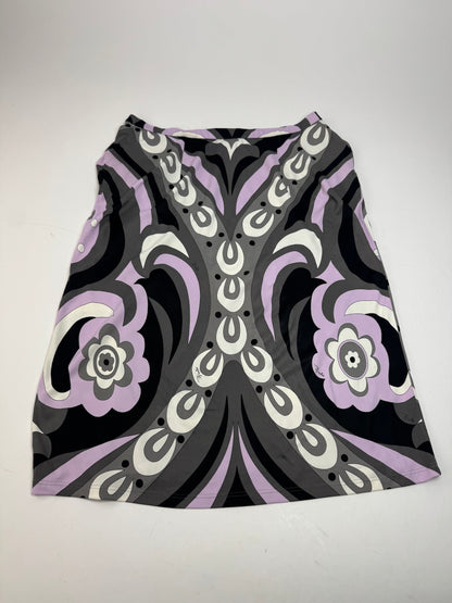 Vintage Emilio Pucci Viscose Abstract Skirt XS