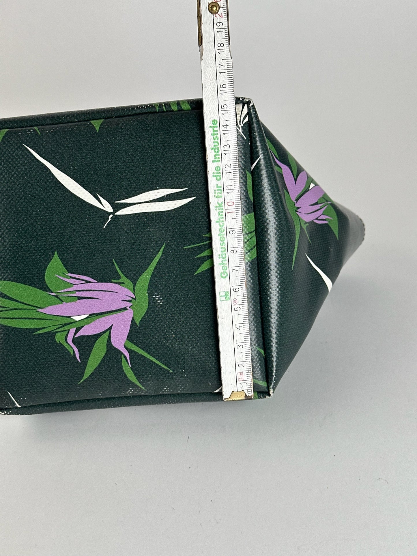 Sac vintage en cuir végétalien Marni vert marron