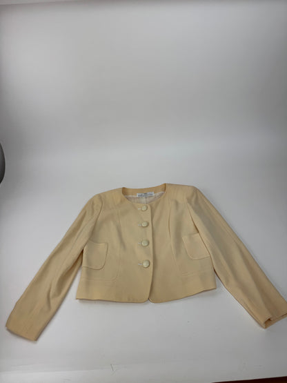Vintage Balenciaga Silk Jacket beige M