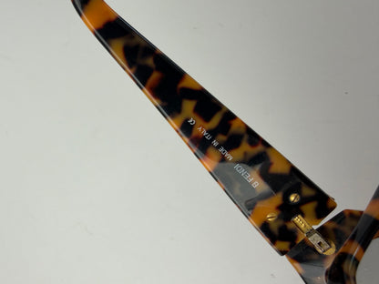 Vintage Fendi Cat-Eye Sunglasses Tortoiseshell Gold c. Early 1990s